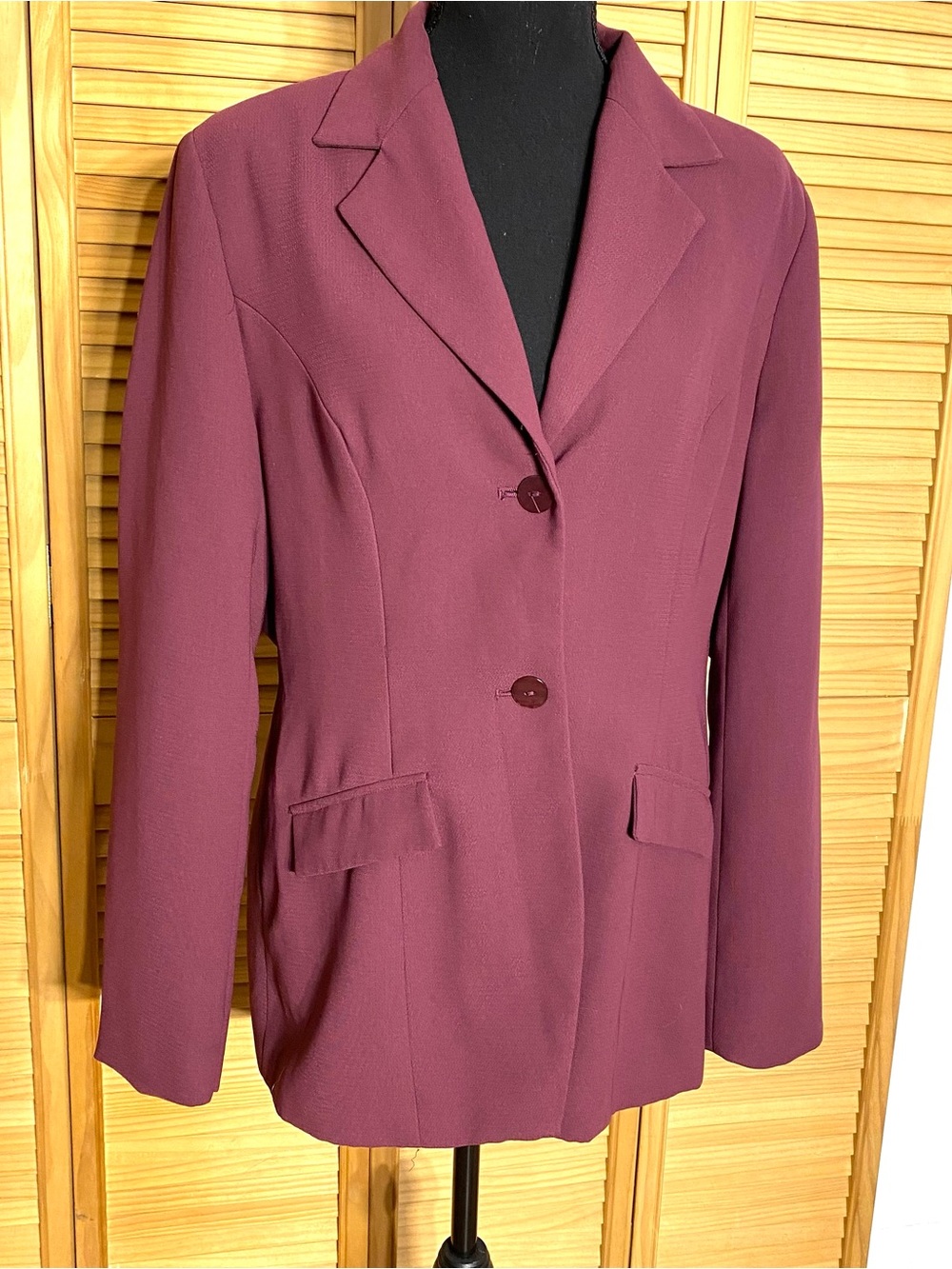 Women's Tailored Plum Blazer Jacket Willy Wonka Joker Halloween Costume